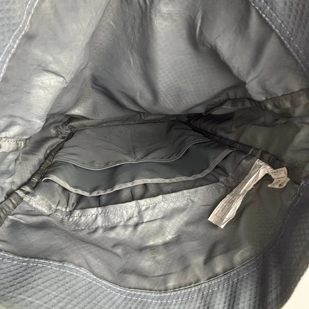 Lululemon Para Backpack Unisex OS Grey Blue Roll Top Tactical Bag Yoga Gym Sport